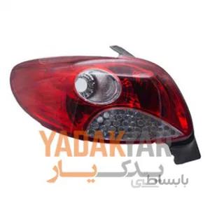 چراغ قدیم پژو 207 عقب چپ مدرن