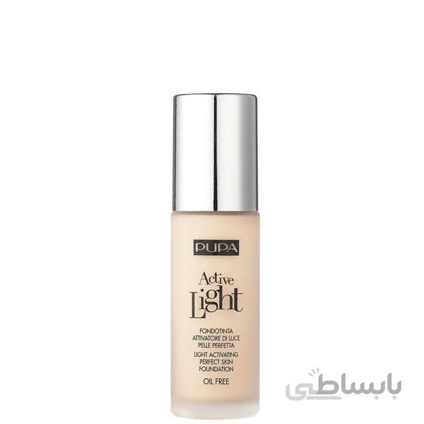 کرم پودر اکتیو لایت پوپا ا PUPA Foundation Active Light Oil Free