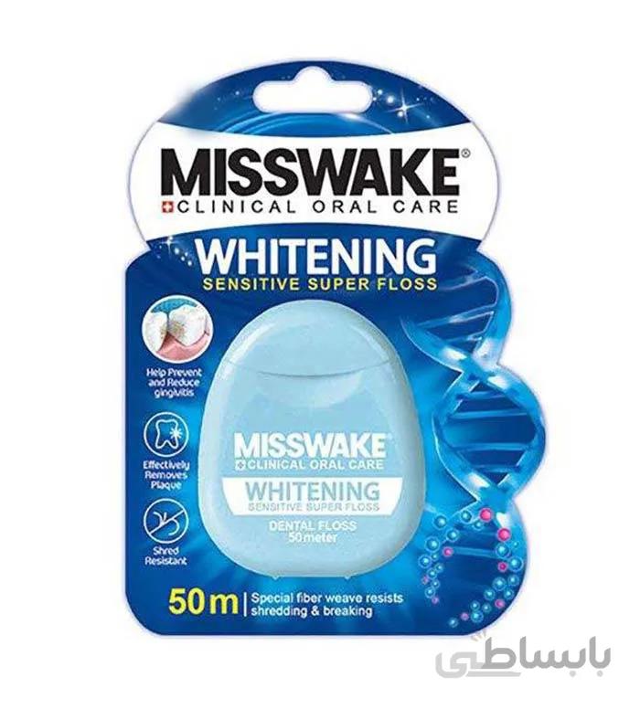 نخ دندان سفید کننده میسویک ا whaitening MISSWAKE