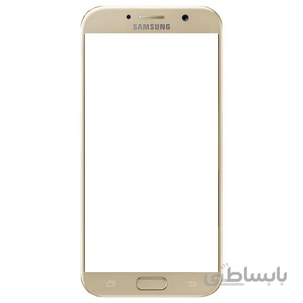 گلس تعمیراتی سامسونگ طلایی GLASS SAMSUNG A720 A7 2017