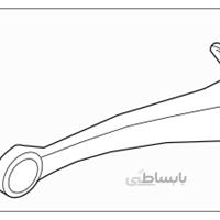 طبق عقب راست اصلی میتسوبیشی ( Genuine parts ) - اوتلندر