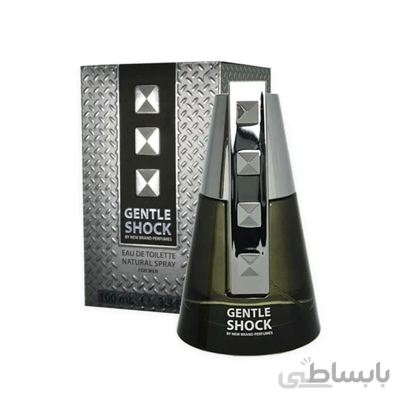 ادکلن مردانه نیو برند مدل جنتل شاک حجم 100 میلی لیتر ا New brand men's cologne, Gentle Shock model, volume 100 ml