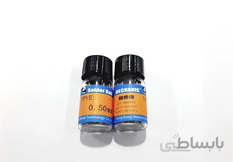 توپ قلع (۰.۵)۱۰۰۰۰ عددی برند مکانیک ا Soldering ball 0.5