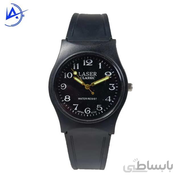 ساعت مچی مردانه LASER ضد آب مشکی کد 14091