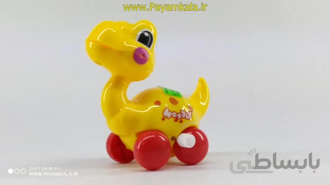 اسباب بازی کوکی دایناسور(6618-HAOTONG) زرد