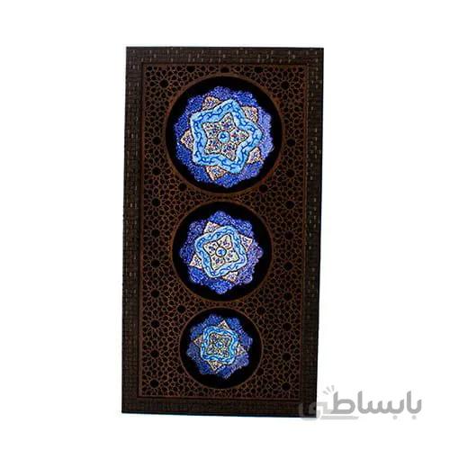 تابلو سه بشقاب میناکاری