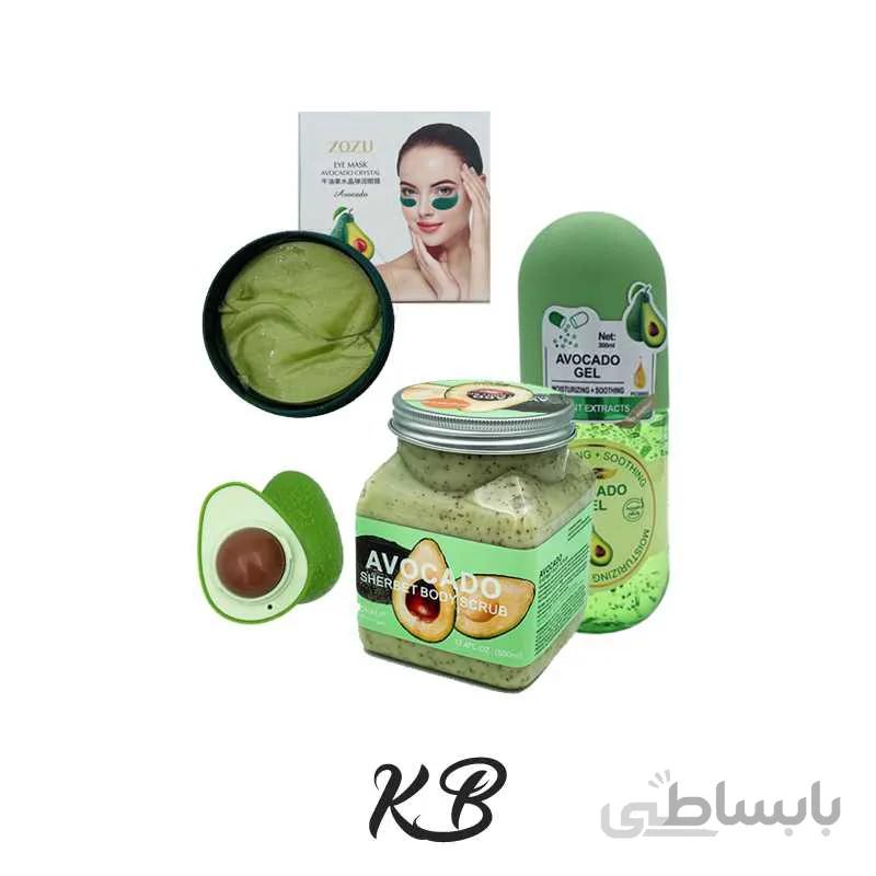 پک مراقبتی پوست آووکادو