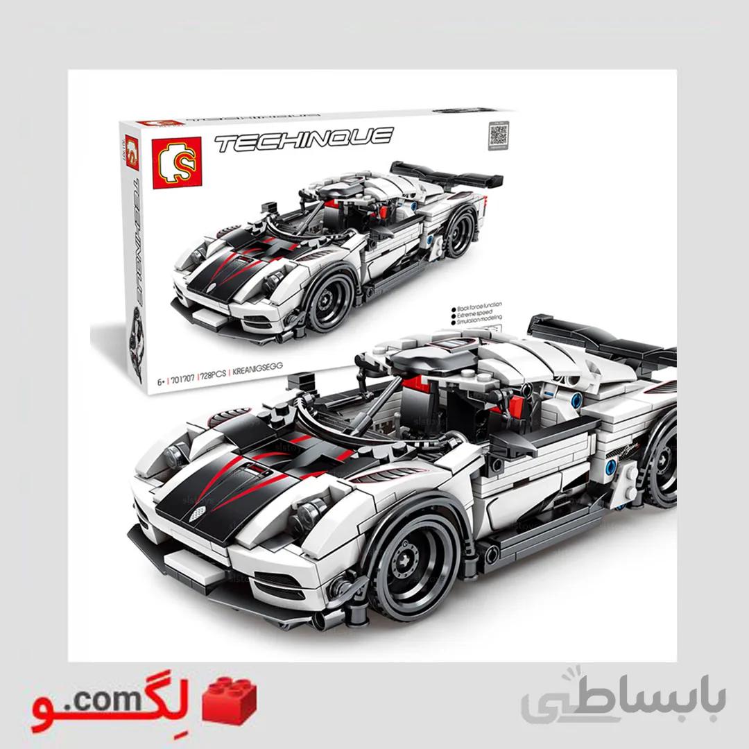 لگو ماشین اسپرت برند SemboBlock آیتم ۷۰۱۷۰۷