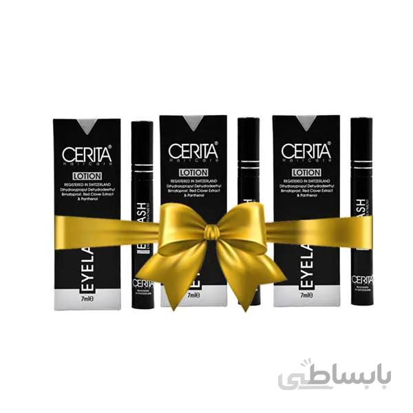 پک سه تایی محلول تقویت کننده مژه سریتا