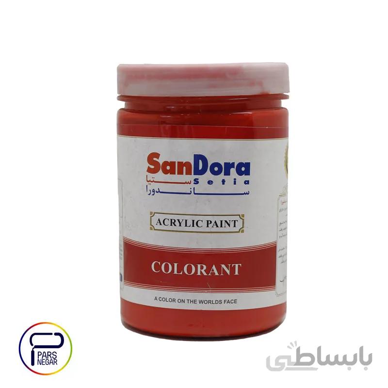 مادر رنگ اکریلیک پایه آب نارنجی ساندورا ۱ کیلویی