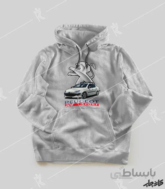 سویشرت ملانژ پژو 206