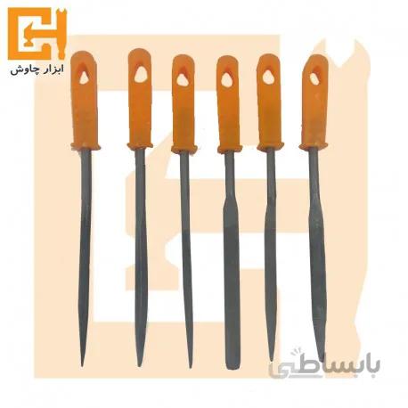 ست سوهان دم موشی 6 عددی آهن