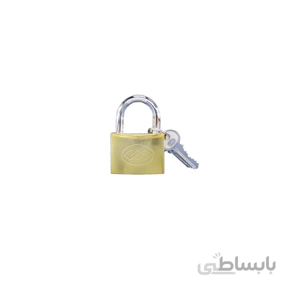 قفل آویز برنجی تری رامب سایز TRI-RHOMB_50mm