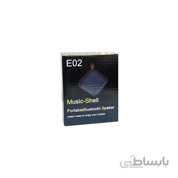 اسپیکر با کیفیت اسپیکر رومیزی بلوتوثی بلندگوی رم خور اسپیکر مناسب گوشی ، کامپیوتر و لبتاب مدل اسپیکر Portable Bluetooth Speaker Music-shell E02