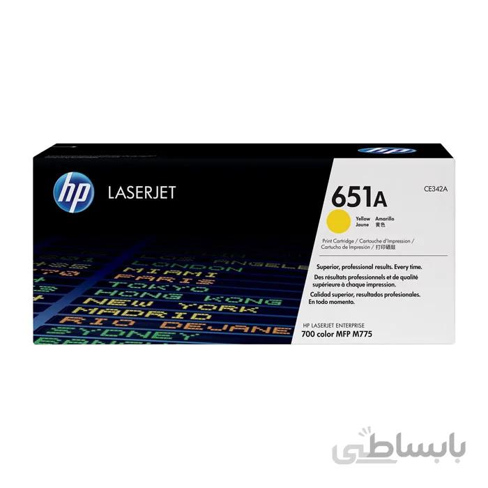تونر کارتریج لیزری زرد اچ پی 651A