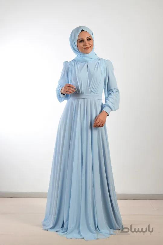 لباس عقد ساده ابی 1