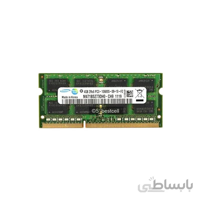 رم لپ تاپ سامسونگ مدل PC3 10600MHz باس 1333 ظرفیت 4 گیگابایت