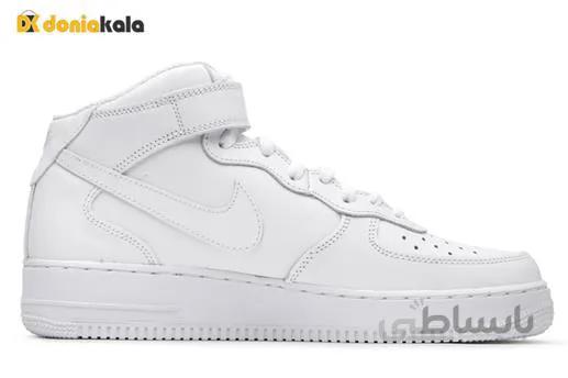 کفش اورجینال پیاده روی مردانه نایک آیر فورس1 Nike Air Force 1 Mid ’07 315123-111 ا Orginal walking men shoes Nike Air Force 1 Mid 07 315123-111
