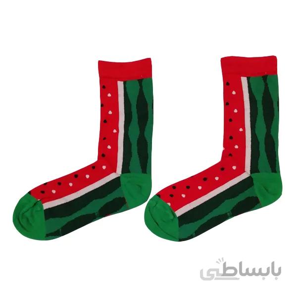 جوراب طرح هندوانه کد ph455