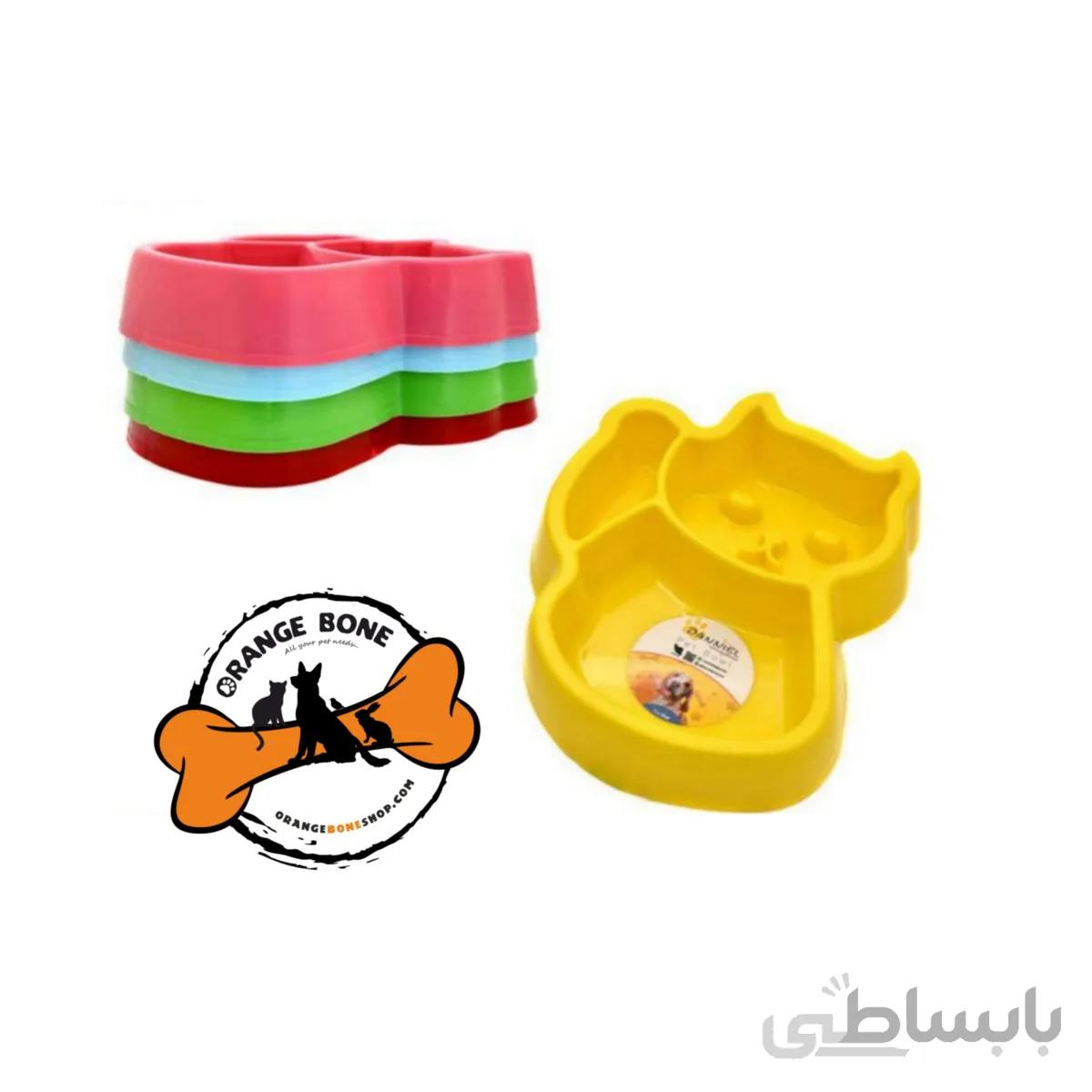 ظرف غذا سگ و گربه طرح گربه بزرگ