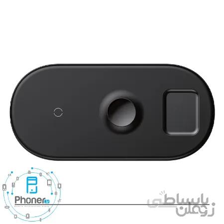 شارژر وایرلس بیسوس Baseus Smart 3in1 WX3IN1-B01 / C01 شارژ گوشی و اپل واچ و ایرپاد توان 18 وات