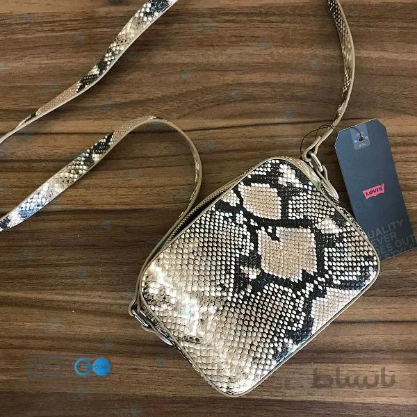 کیف زنانه گردنی رودوشی برند اصلی لیوایز طرح پوست ماری مدل NON-LEATHER SHOULDER BAG 0019
