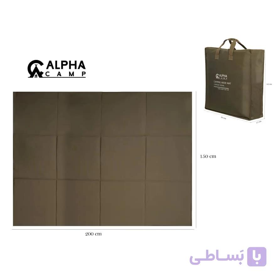 زیر انداز فومی آلفا کمپ سایز 2×1.5