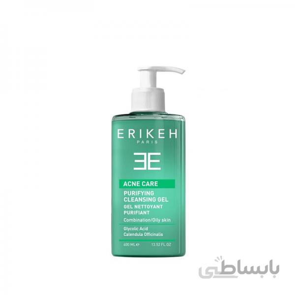 ژل شستشو صورت و کنترل کننده چربی اریکه (پوست چرب) Erikeh
