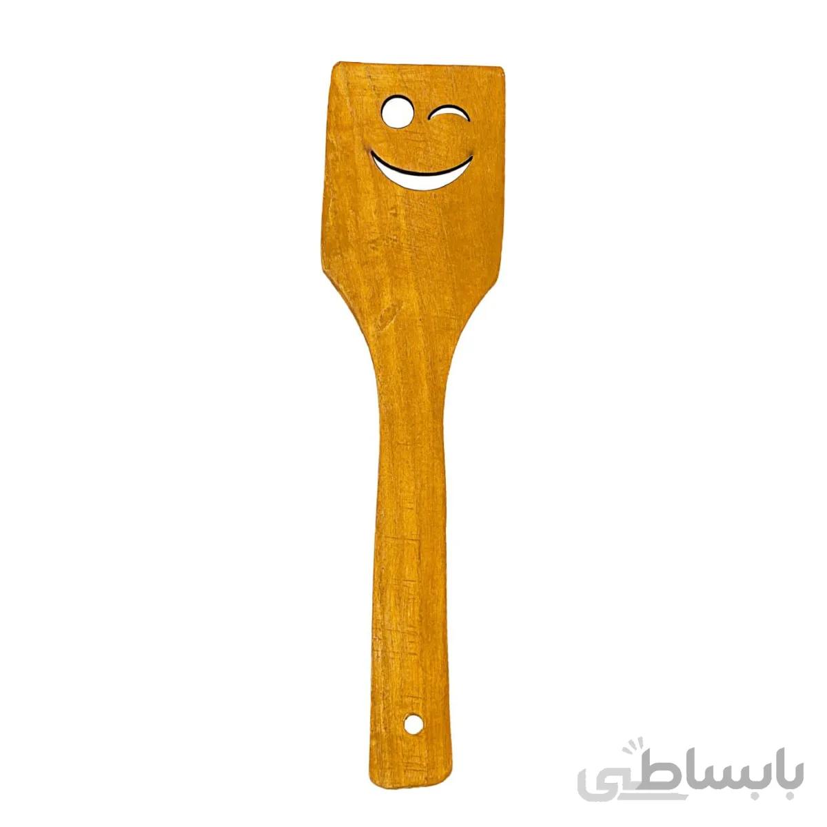 کفگیر چوبی طرح استیکر 1701 نورماه