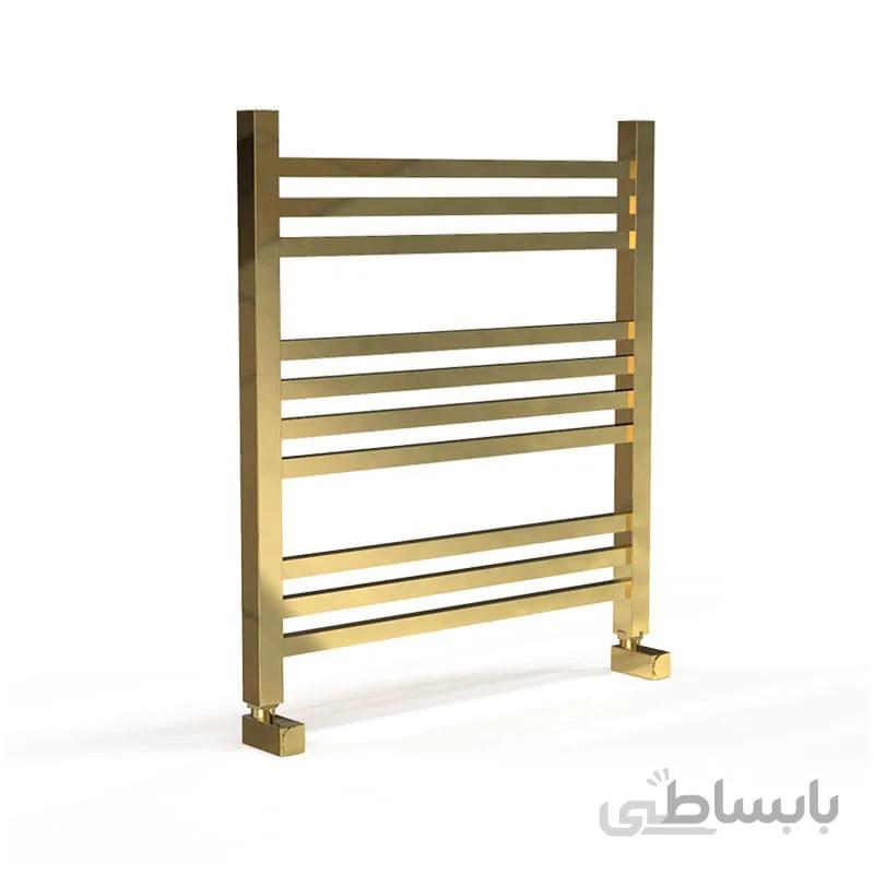 حوله خشک کن استیل طلایی فلت 20