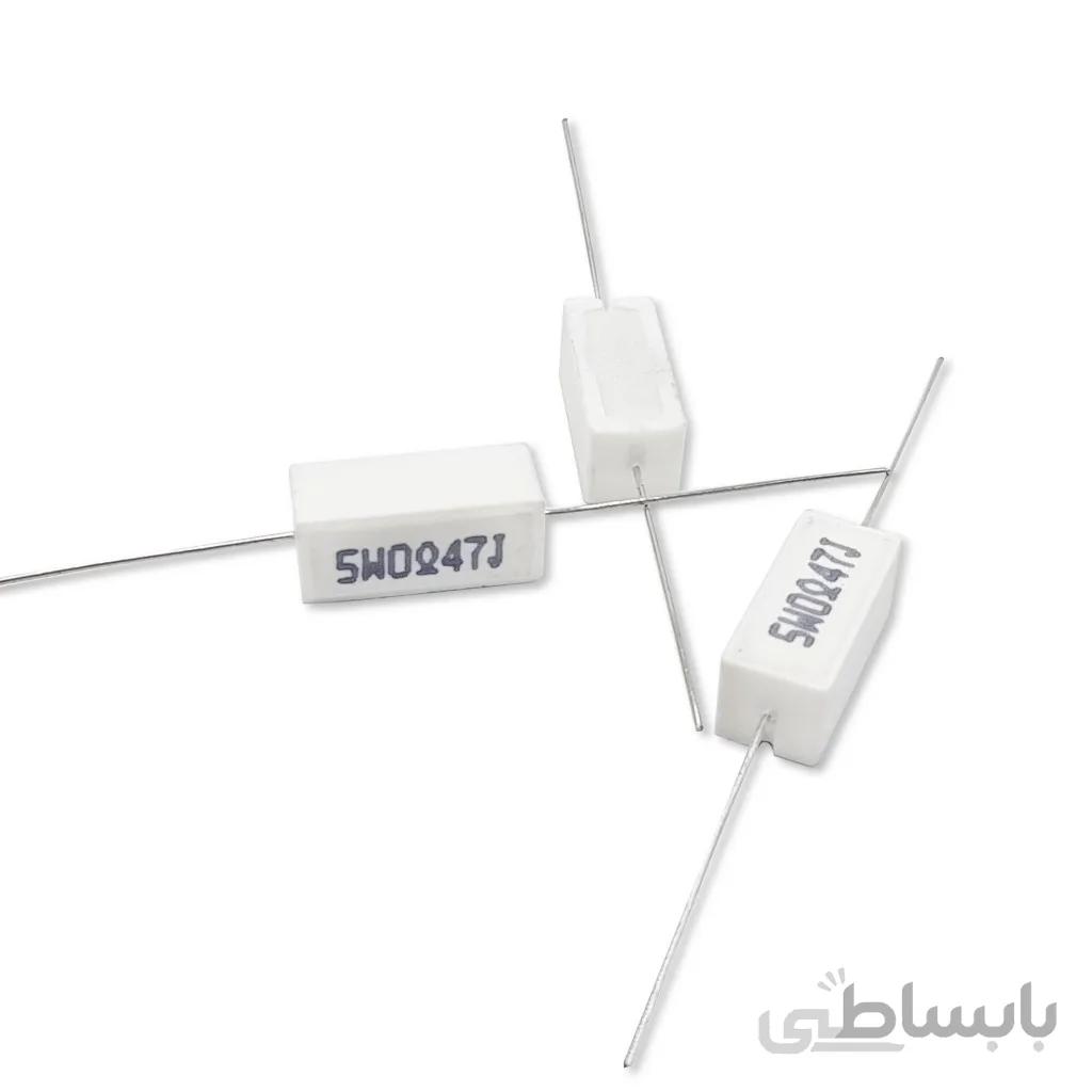 مقاومت اجری 0.47ohm 5W