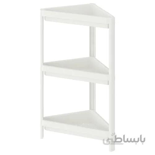 شلف سه طبقه IKEA مدل VESKEN سفید