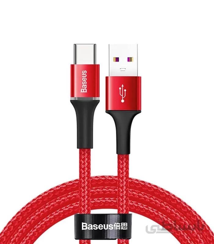 کابل شارژ USB به Type-C باسئوس مدل CATGH-G09 طول 1 متر