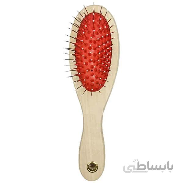 برس دو طرفه بیضی شکل سگ و گربه دی پی اس گروپ دسته چوبی