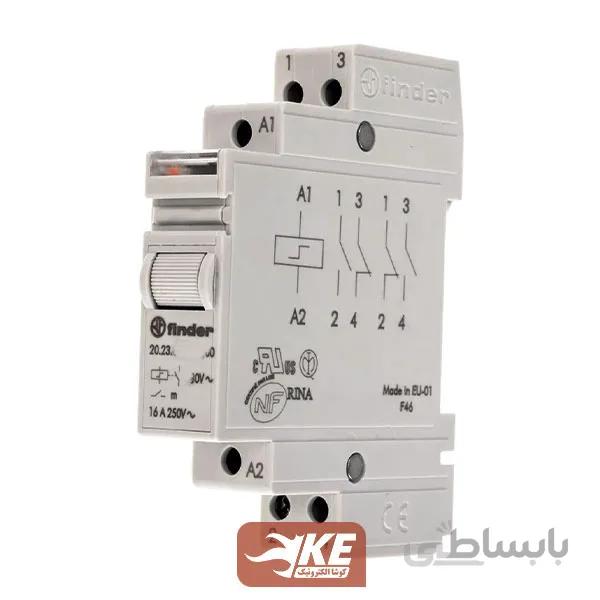 رله ضربه ای 24VDC یک باز یک بسته 16 آمپر فیندر 202390240000
