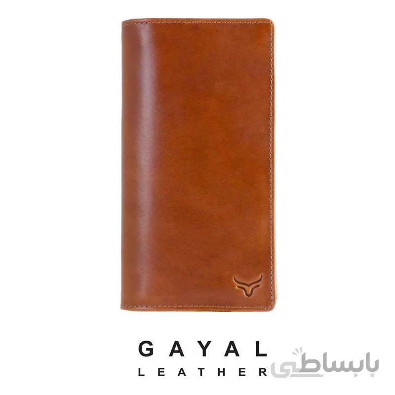 کیف پول چرم گَیال W20 عسلی