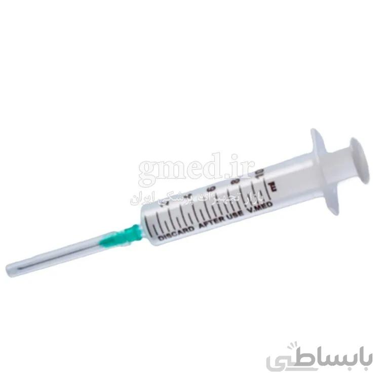 سرنگ 10 CC سوزن دار ورید V.MED ساخت ایران