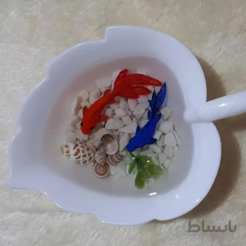 حوضچه ماهی سه بعدی رزینی سفره هفت سین