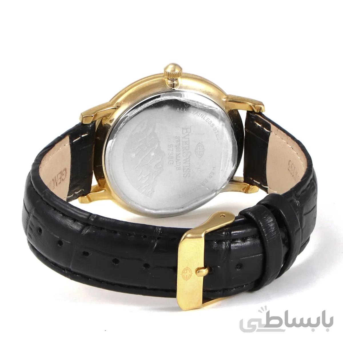 ساعت مردانه Everswiss مدل EV 9738 GLB ا ساعت مردانه Everswiss مدل EV-9738-GLB
