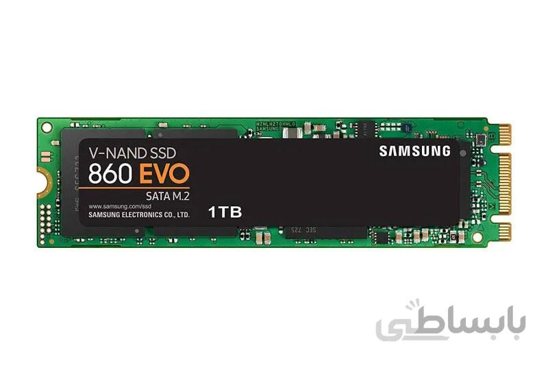 SSD SAMSUNG 860 EVO 1TB SATA M.2 Drive ا اس اس دی اینترنال سامسونگ مدل Evo 860 m.2 ظرفیت 1 ترابایت