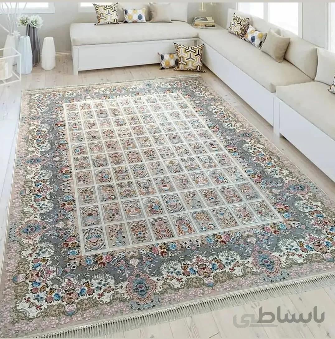 فرش 1200 شانه طرح عروس فیلی برجسته