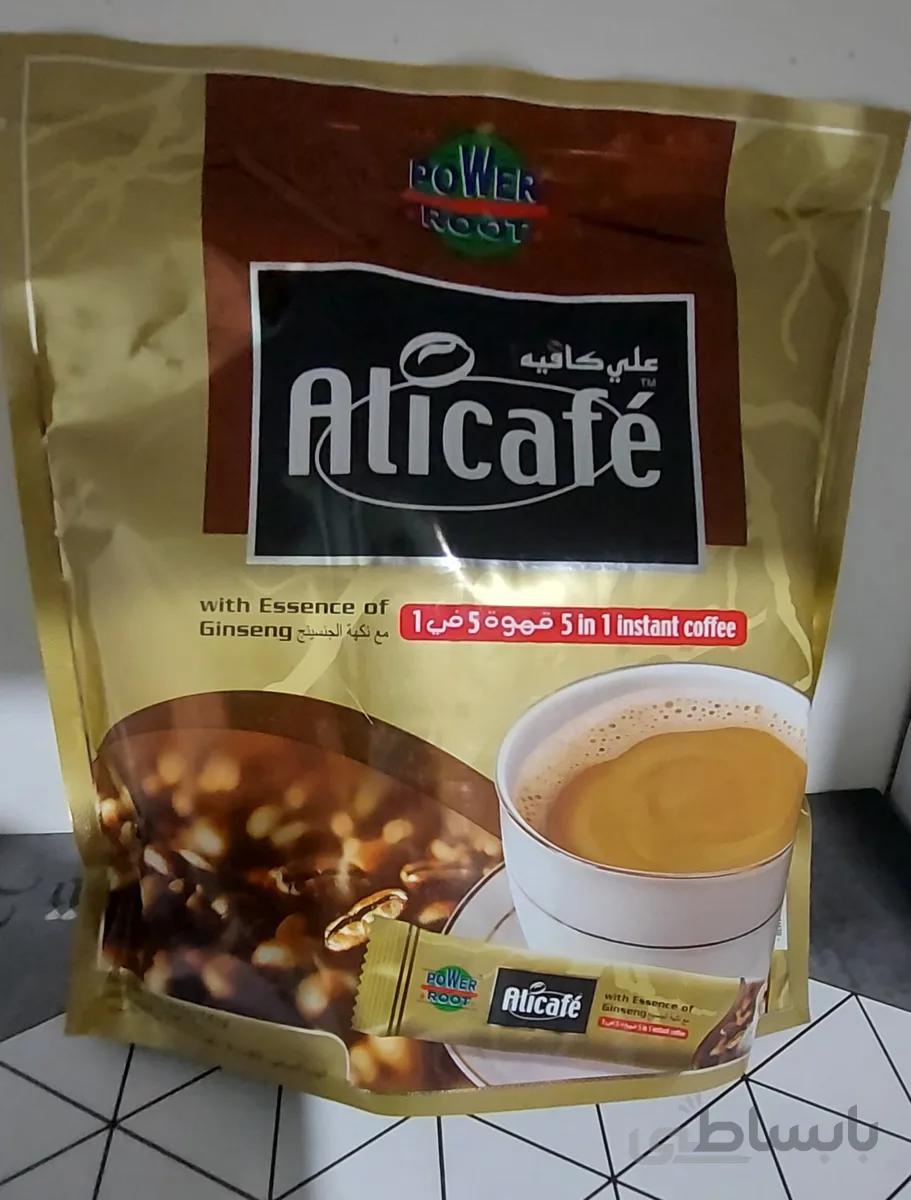 کافی میکس 5 در 1 با عصاره جنسینگ 20 عددی علی کافه alicafe ا alicafe