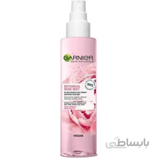 تونر گارنیر گل رز Garnier Botanical Rose Mist Soothing Facial 150