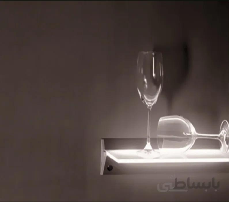 چراغ LED شلف شیشه ای