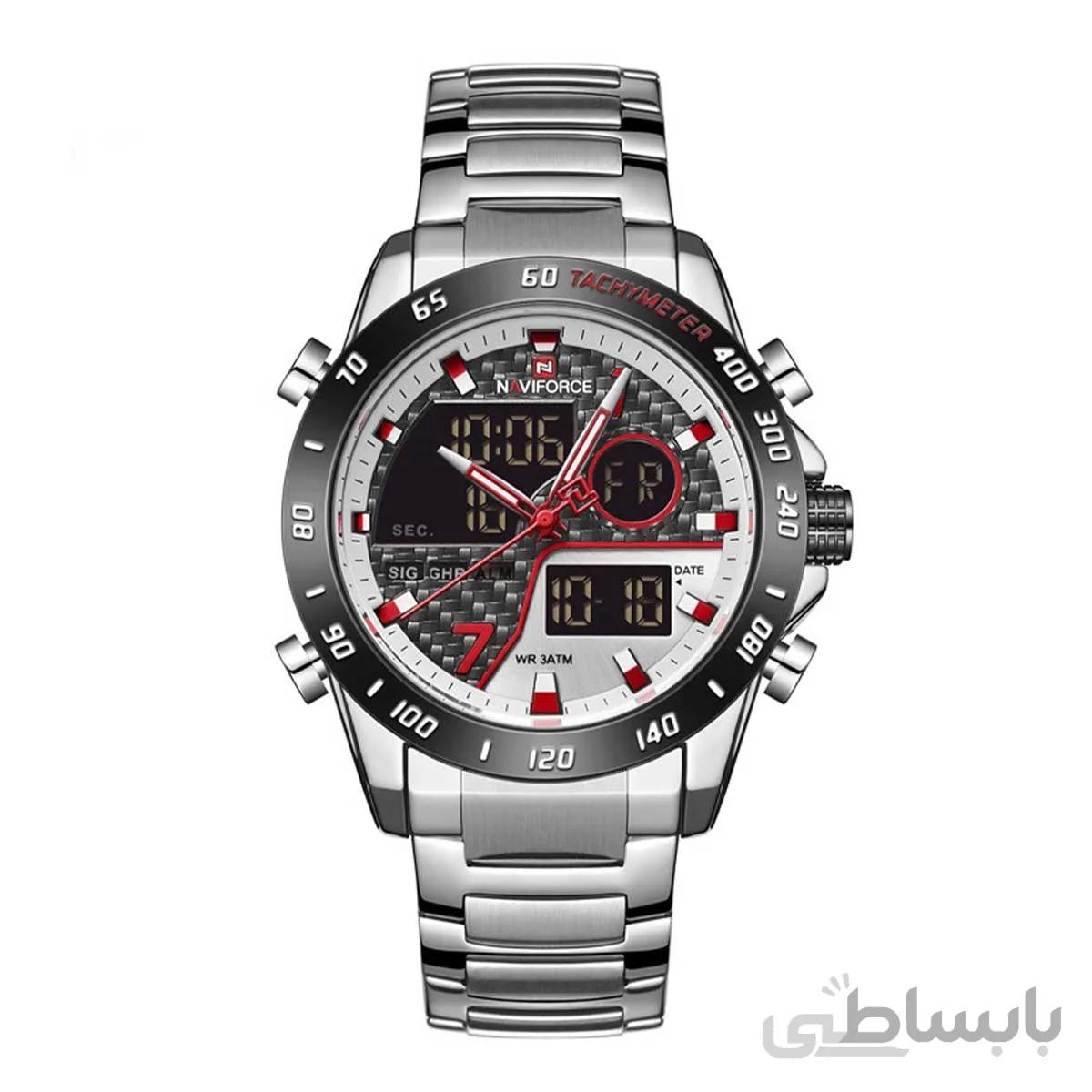 ساعت مچی نیوی فورس مردانه سیلور مدل Naviforce 9171