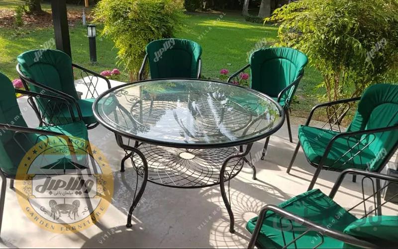 میز باغی فلزی مدل ۱۴۰