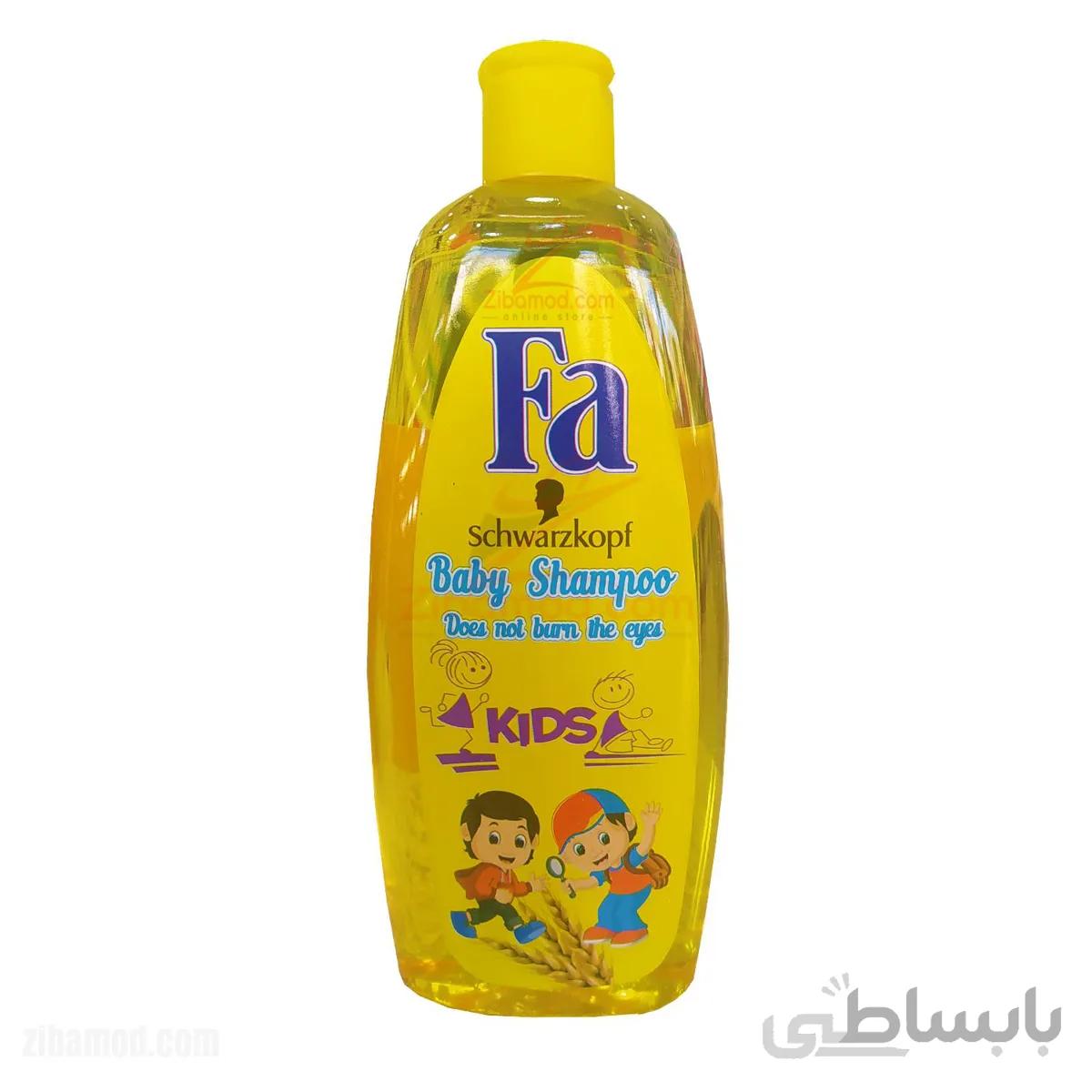 شامپو سر و بدن بچه فا Fa رنگ زرد حجم 400 میلی لیتر