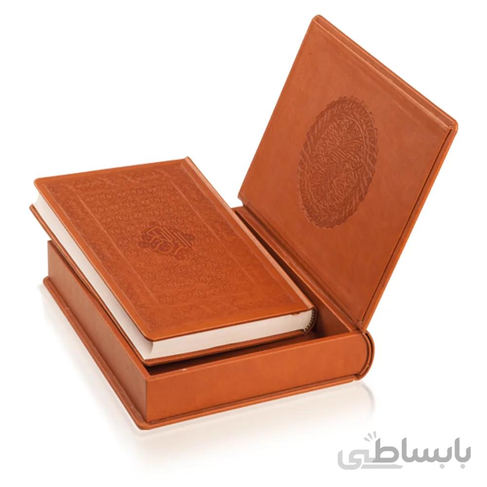 قرآن خاتم وزیری نفیس – چرم مصنوعی با جعبه صندوقی