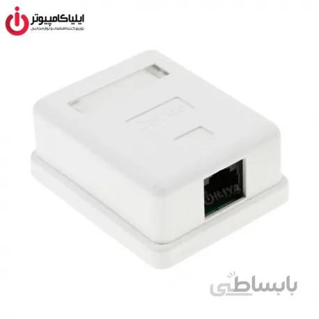 باکس و کیستون تک پورت روکار CAT5E برند دی نت