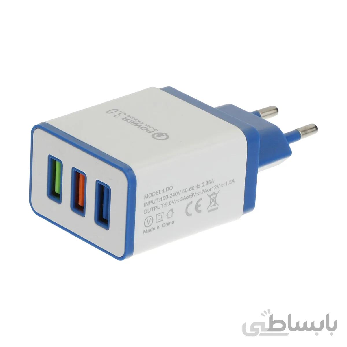 شارژر دیواری مدل A100 به همراه کابل تبدیل MicroUSB